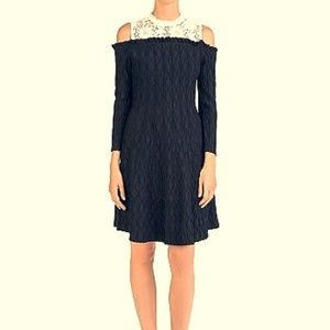 The Kooples Dress Knitted with Lace